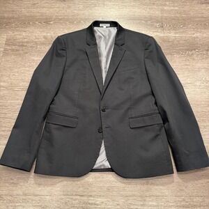 Express Sport Coat Mens 40 R Gray Innovator Skinny‎ Fit 2 Button Jacket Blazer